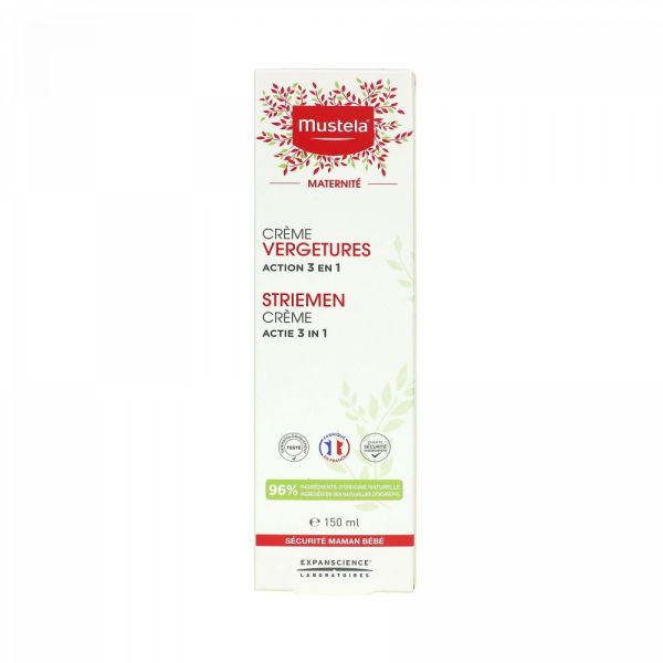 Mustela Maternité - Crème vergetures action 3 en 1 - 150 ml