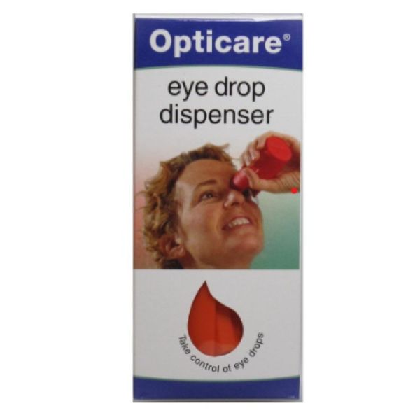 Opticare-eye drop dispenser applicateur de gouttes ophtalmiques