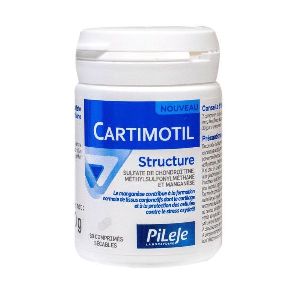 Pileje - Cartimotil Structure - 60 comprimés sécables
