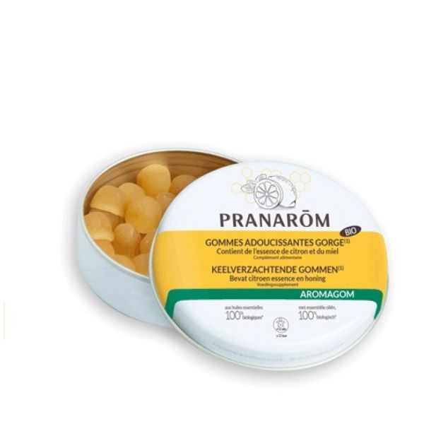 Pranarom - Gommes adoucissantes gorge - 45g