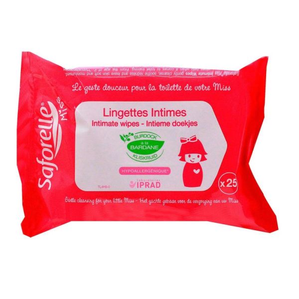 Saforelle - Miss Lingettes intimes - 10 lingettes