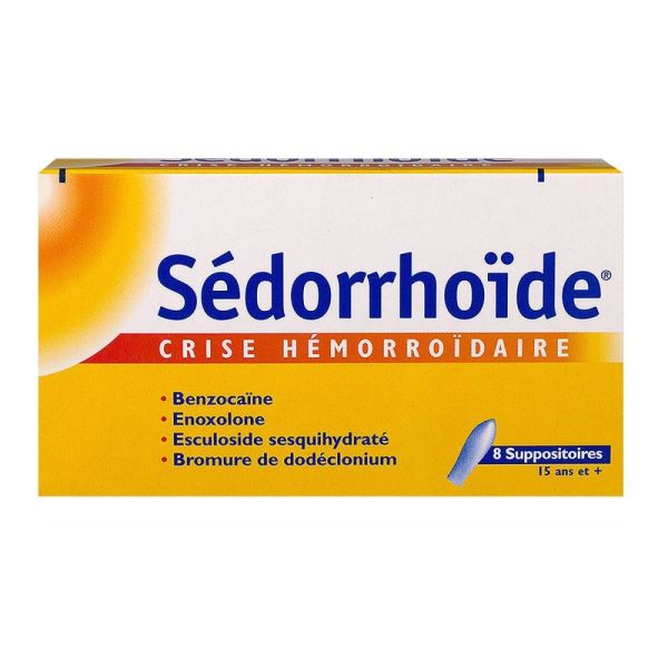 Sédorrhoïde - 8 suppositoires