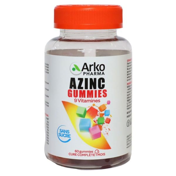 Arkopharma - Azinc Gummies Multivitamines - 60 gélules