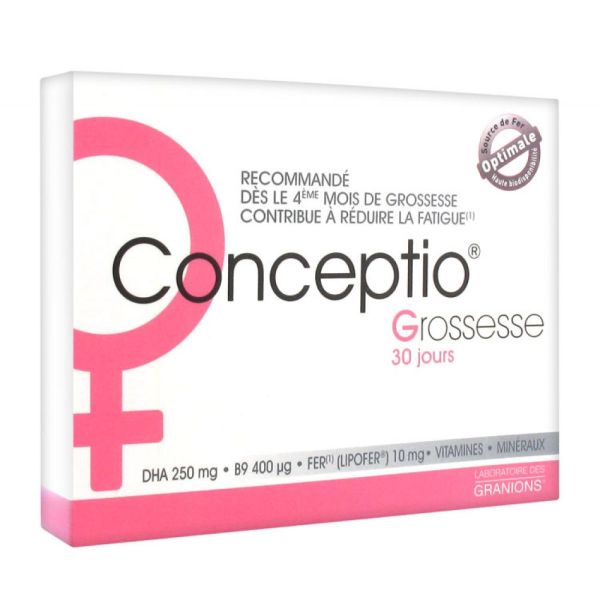Conceptio - Grossesse - 30 capsules et 30 gélules