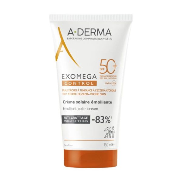 Aderma - Crème solaire émolliente SPF50+ 150ml