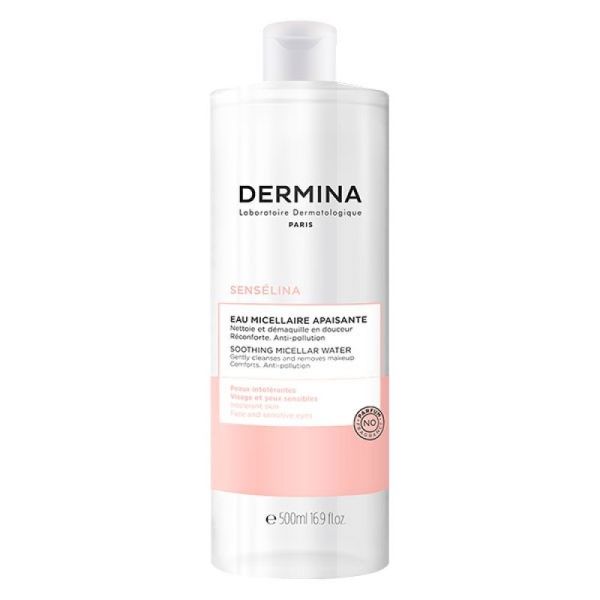 Dermina - Senselina eau micellaire apaisante - 500ml