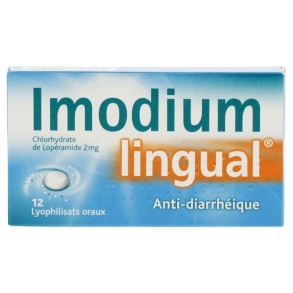 Imodium Lingual  menthe - 12 lyophilisats oraux