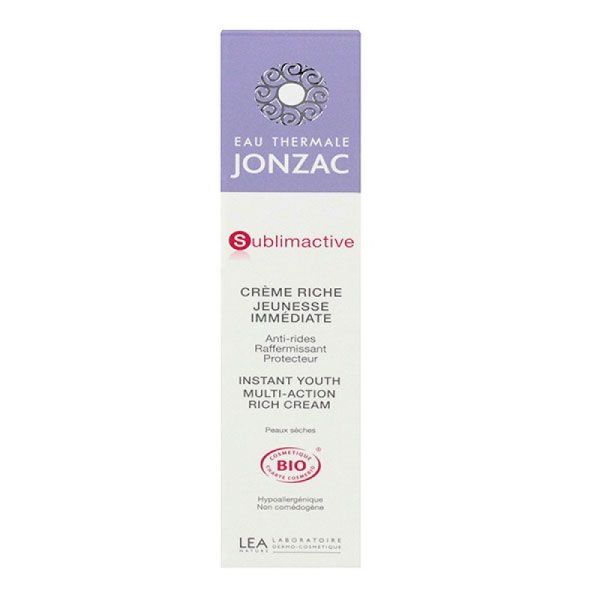 Jonzac - Sublimactive crème riche lissante - 40mL