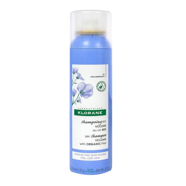 Klorane - Shampoing sec volume au lin Bio - 150ml