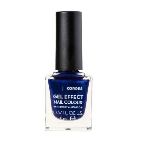 Korres - Gel effect vernis couleur Infinity blue - 11mL