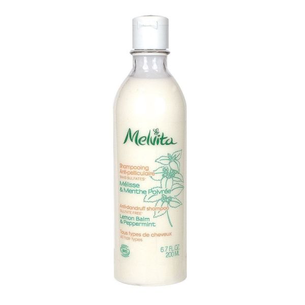 Melvita - Shampoing Anti-pelliculaire mélisse et menthe poivrée - 200ml