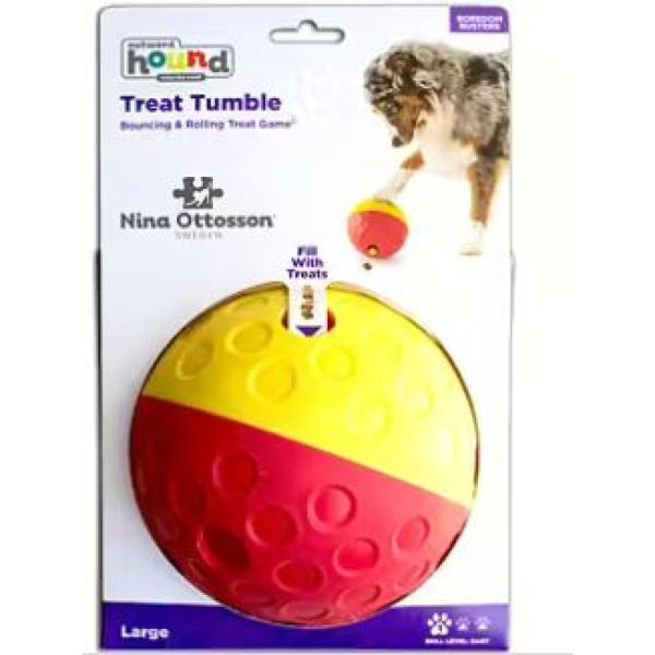 Nina - Treat tumble Jouet distributeur pour chien balle Large