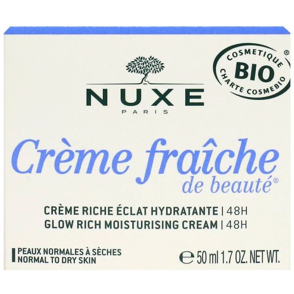 Nuxe - Crème fraîche crème riche éclat hydratante 48h - 50ml