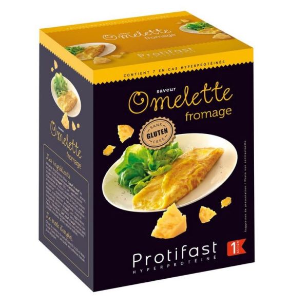 Protifast - Petit plat saveur omelette fromage - 7 sachets