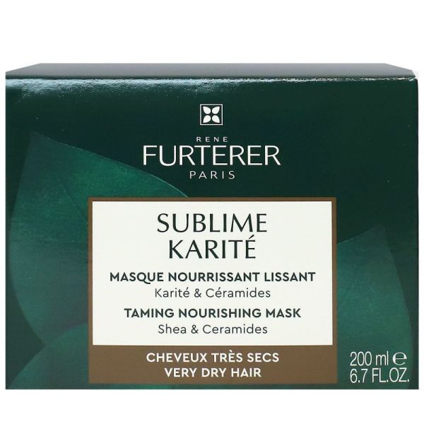 René Furterer - Sublime Karité Masque Nourrissant Lissant - 200 ml