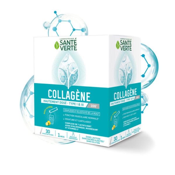 Santé verte - Collagène - 30 sticks en poudre