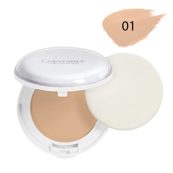 Avène - Couvrance - crème de teint compacte Confort SPF 30 - 10g - 1.0 Porcelaine