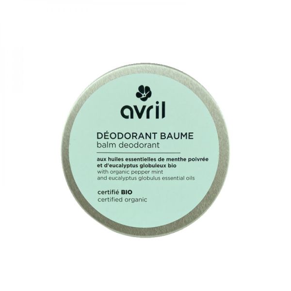 Avril - Déodorant baume menthe et eucalyptus bio 75g