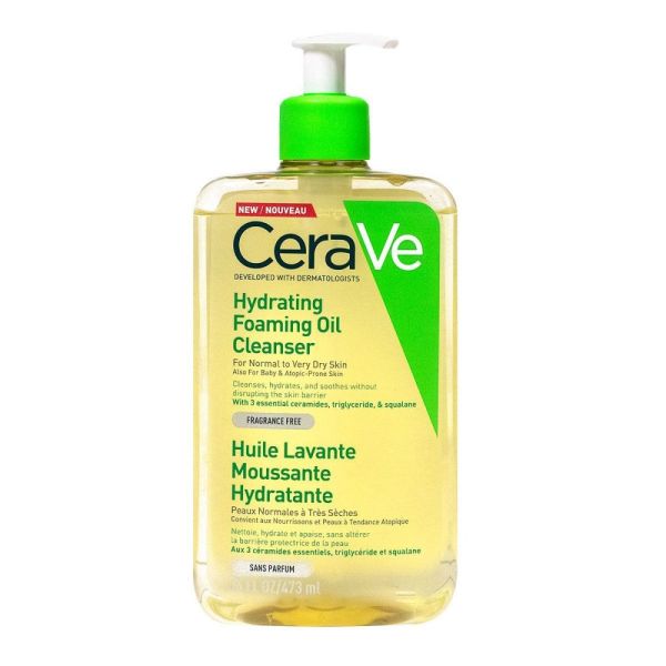 Cerave - Huile Lavante moussante hydratante - 473Ml