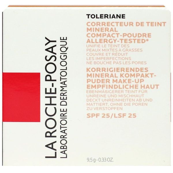 La Roche-posay - Toleriane teint mineral correcteur de teint compact-poudre SPF 25 - 9,5 g