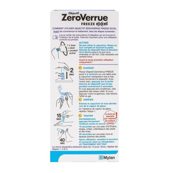 Objectif Zero Verrue - Freeze Excel - 14.3 g