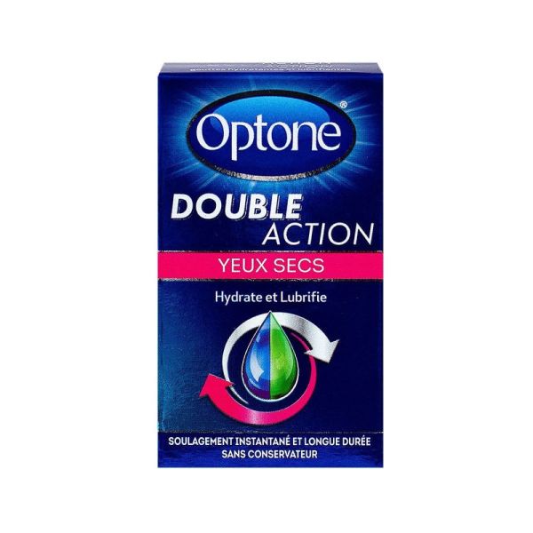 Optone - Double action Yeux secs - Flacon 10ml