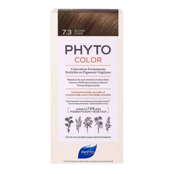 Phytocolor - Coloration permanente 7.3 Blond doré