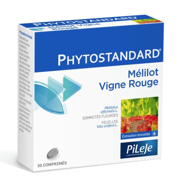 Pileje - Phytostandard mélilot vigne rouge - 30 comprimés