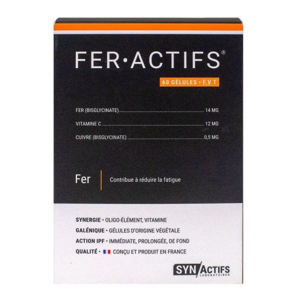 SYNACTIFS - FerActifs - 60 Gélules