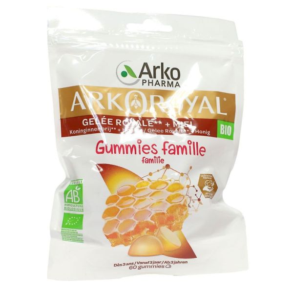 Arkopharma - Arkoroyal Gummies Famille Bio 60 Pièces