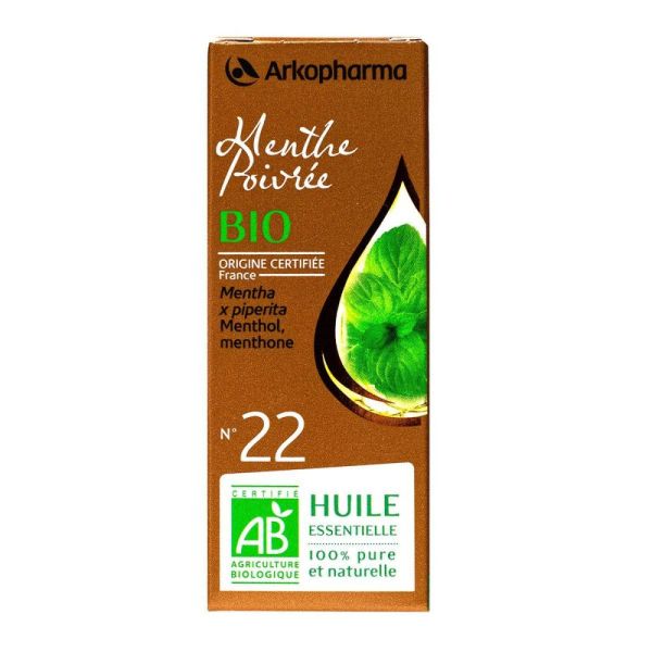 Arkopharma - Huile essentielle Menthe poivrée N°22 - 10 ml