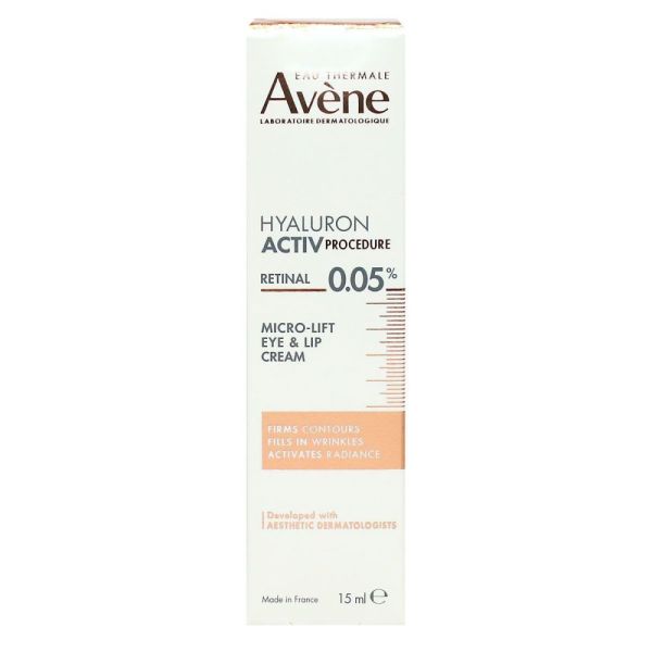 Avene - HyaluronActiv procedure yeux et lèvres - 15mL