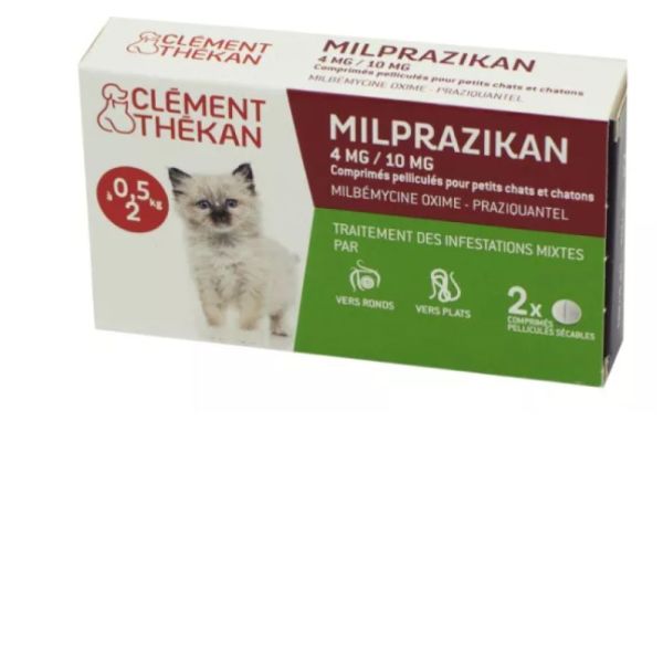 Clément-Thékan - Milprazikan 4/10Mg 2 comprimés