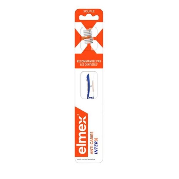 Elmex -  InterX Anti-Caries  Brosse à Dents Souple