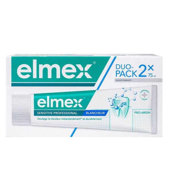 Elmex - Sensitive professional Blancheur - 2x75ml