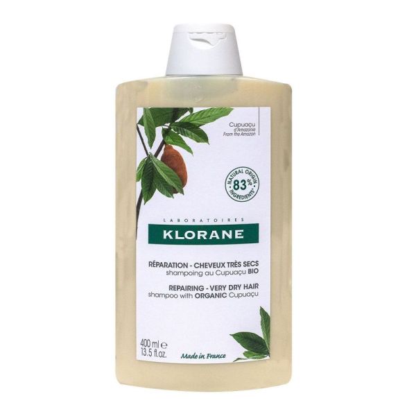 Klorane - Shampoing réparateur au Cupuaçu Bio - 400ml