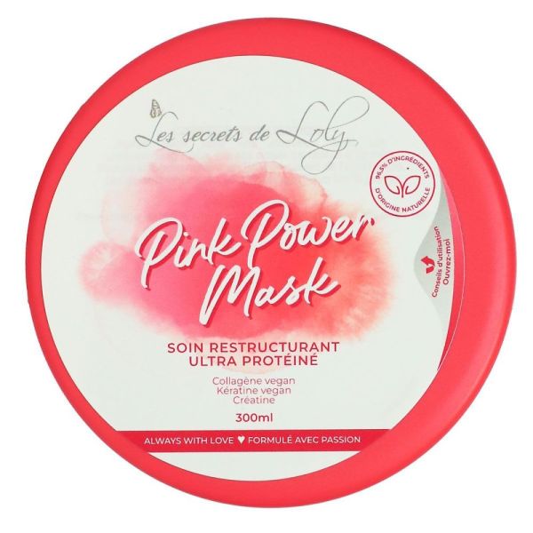 Les Secrets de Loly - Soin restructurant Pink Power Mask - 300ml