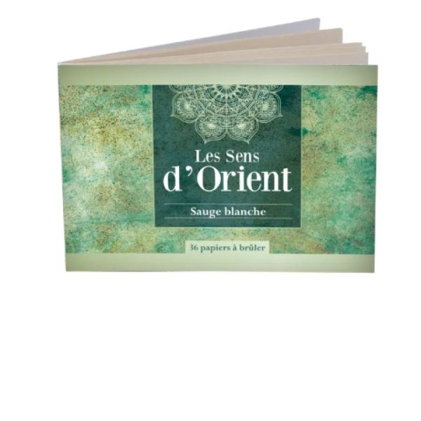 Les sens d'orient  - Papier d'Arménie Sauge Blanche, 36 unités