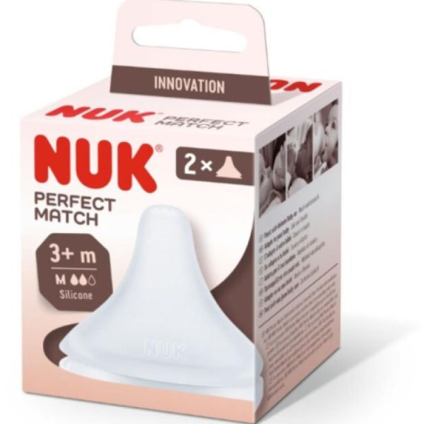 NUK - Perfect match sucettes 3mois+ - 2 sucettes