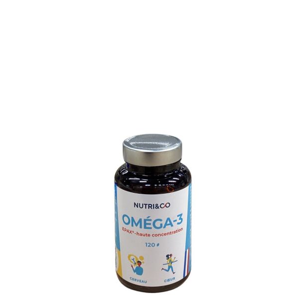 Nutri&Co - Oméga 3 - 120 Capsules