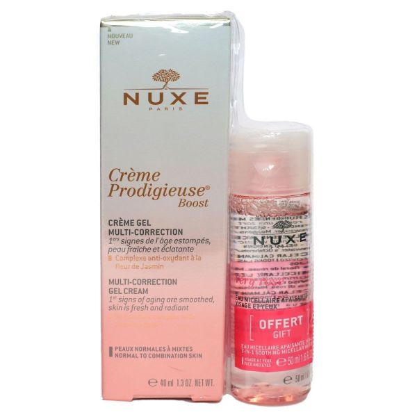 Nuxe - Crème Gel Prodigieuse Boost + Eau micellaire - 40ml/50ml