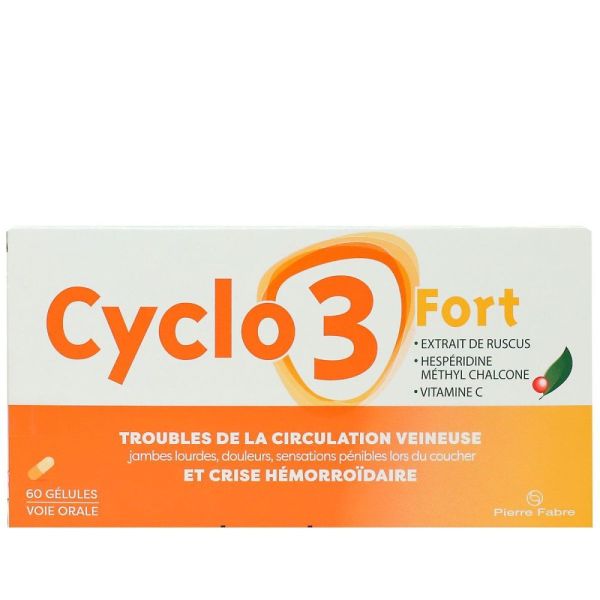 PIERRE FABRE - Cyclo 3 Fort - 60 gélules