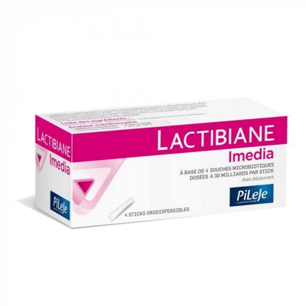 Pileje - Lactibiane Imedia - 4 sticks