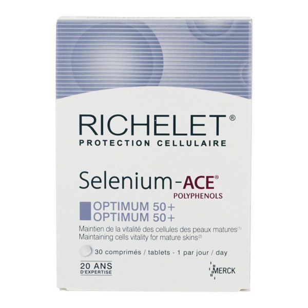 Richelet Protection Cellulaire Selenium - ACE polyphenols Optimum 50+