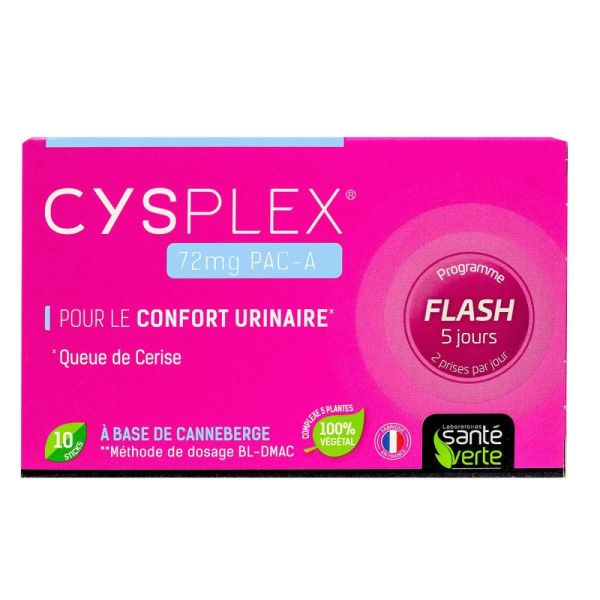 Santé Verte - Cysplex - 10 Sticks
