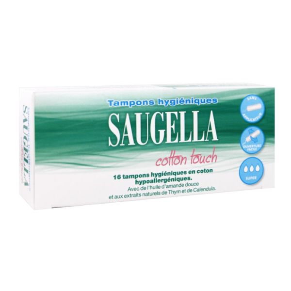 Saugella - Tampons hygiéniques hypoallergéniques Super - 16