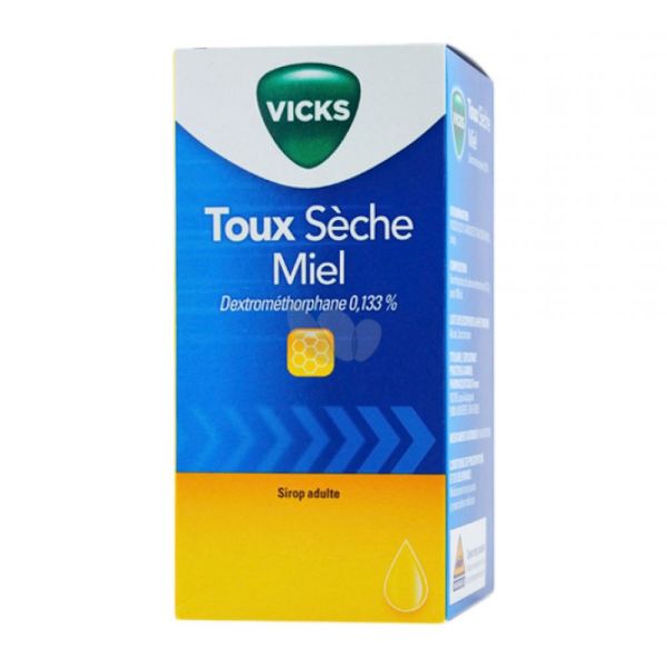 Vicks - Toux sèche Miel - 120ml