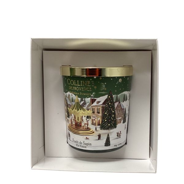 Collines de Provence - Bougie Parfumée Carrousel Forêt de Sapin - 360g