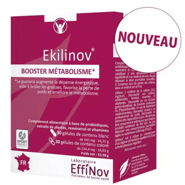 Effinov -Ekilinov Booster métabolisme - 60 gélules