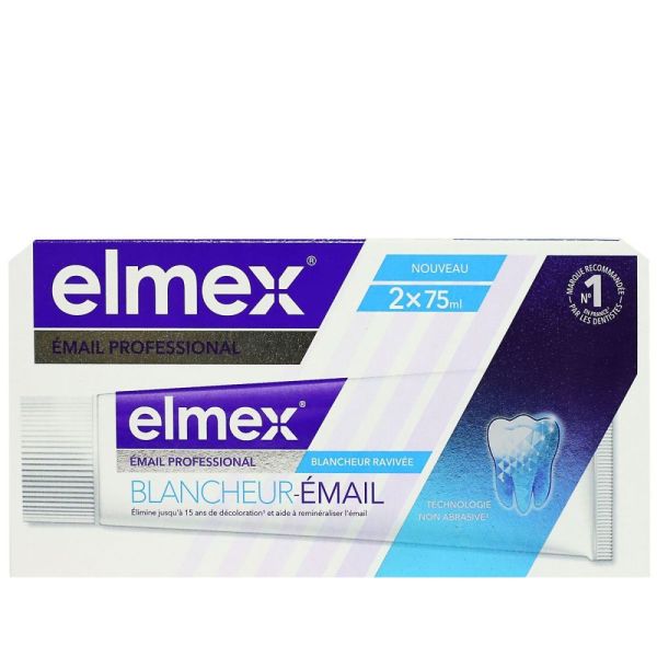 Elmex - Blancheur émail lot de 2 - 2x75mL